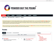 Tablet Screenshot of powdercoatingforum.net